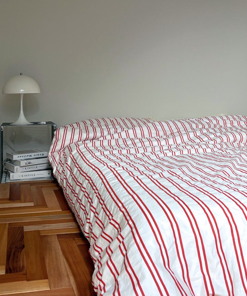 IYAN 【4点セット】ストライプ柄布団カバー/シーツ/枕カバー 3点セット】ストライプ柄布団カバー/シーツ/枕カバー(シングル