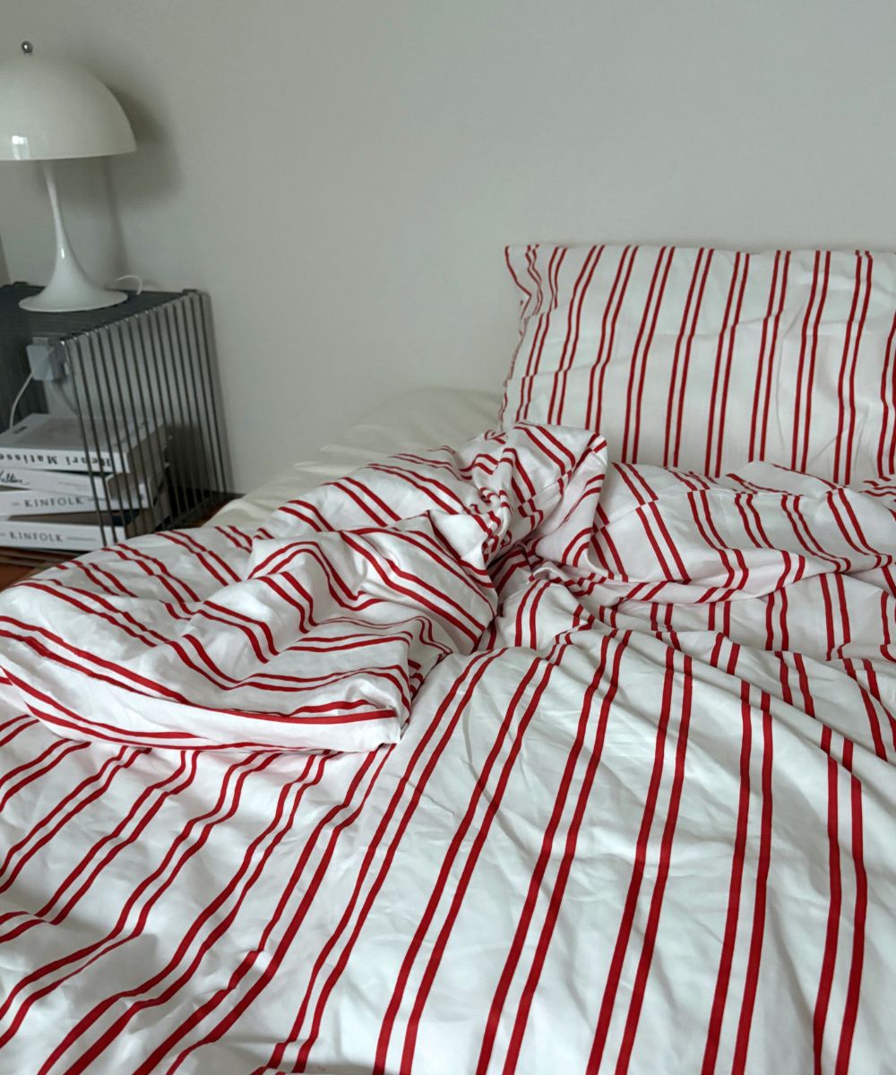 2点セット】ストライプ柄布団カバー/枕カバー(シングル) – IYAN